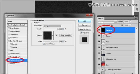 Photoshop设计剪影风格颓废海报效果