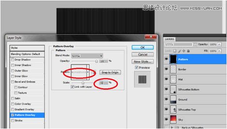 Photoshop设计剪影风格颓废海报效果
