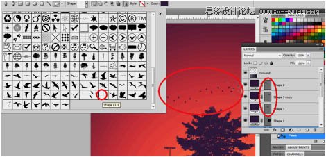 Photoshop设计剪影风格颓废海报效果