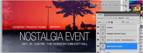 Photoshop设计剪影风格颓废海报效果