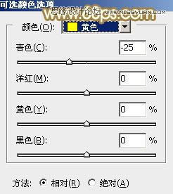 Photoshop调出外景清纯女孩秋季淡黄色调