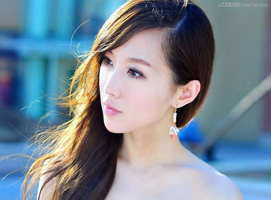 Photoshop快速的给人像照片抠头发教程