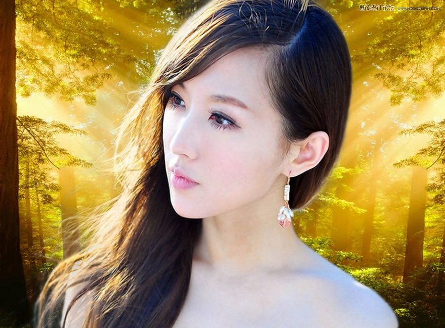 Photoshop快速的给人像照片抠头发教程