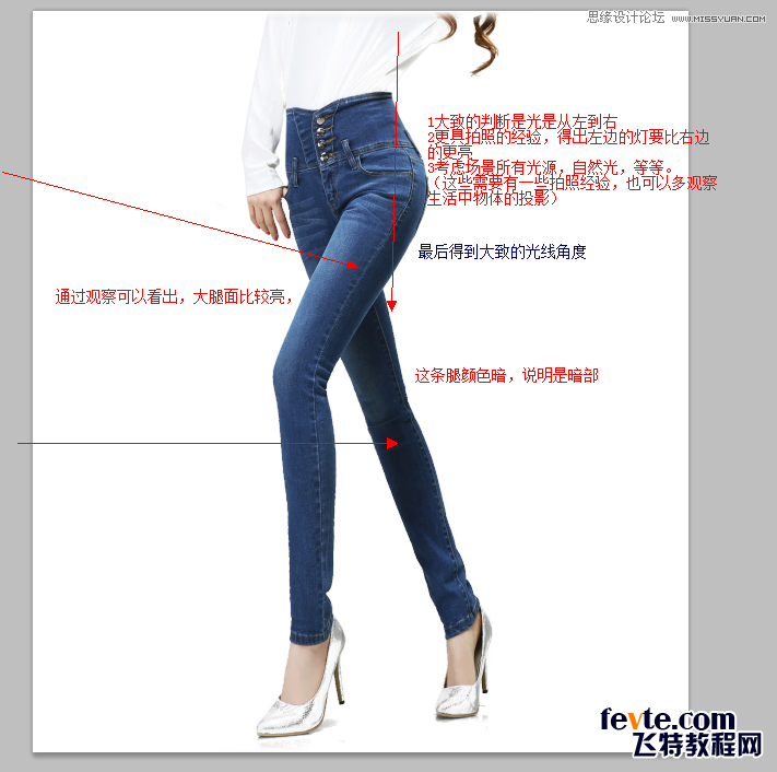 Photoshop制作淘宝模特逼真的投影效果