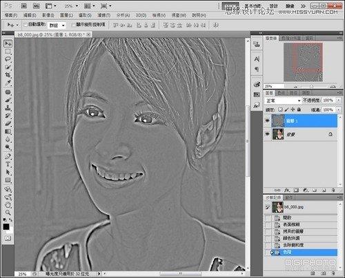 Photoshop给人像照片添加柔美的朦胧光效