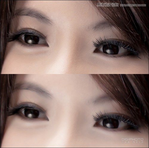 Photoshop给人像照片添加柔美的朦胧光效