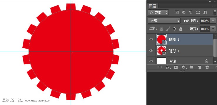 Photoshop绘制立体逼真的时尚齿轮教程