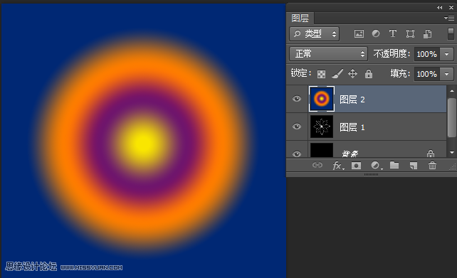 Photgoshop制作绚丽的梦幻花朵效果图