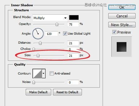 Photoshop通过字体实例解析内阴影功能
