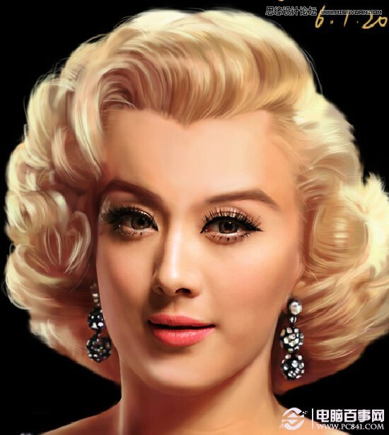 Photoshop巧用蒙版给美女人像换脸