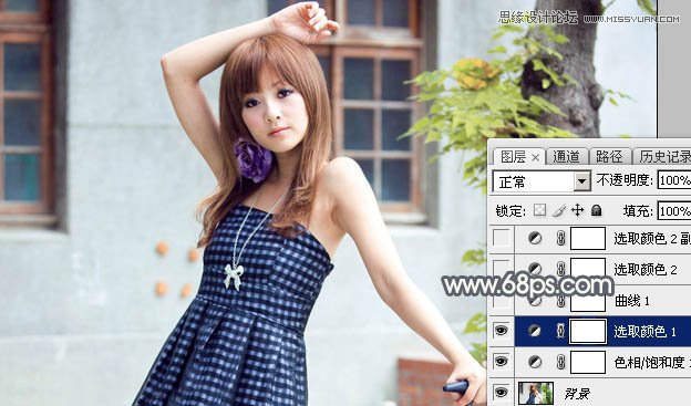 Photoshop调出果子照片朦胧的复古效果