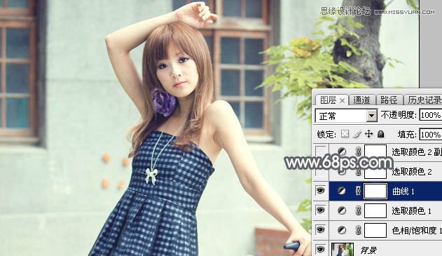 Photoshop调出果子照片朦胧的复古效果