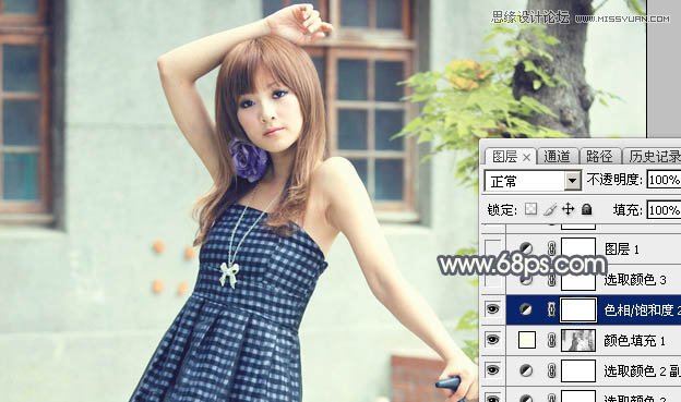 Photoshop调出果子照片朦胧的复古效果