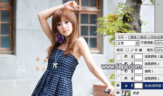 Photoshop调出果子照片朦胧的复古效果