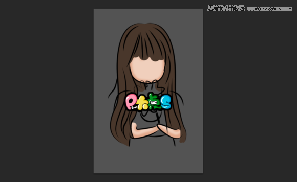 Photoshop把真人照片转成可爱的Q版漫画