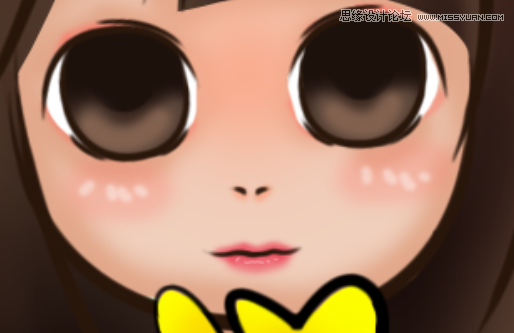 Photoshop把真人照片转成可爱的Q版漫画