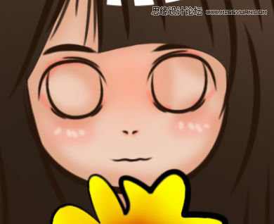 Photoshop把真人照片转成可爱的Q版漫画