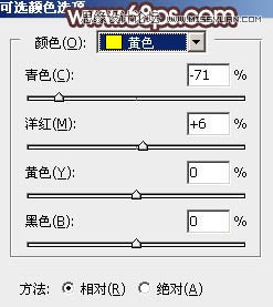 Photoshop调出树下女孩唯美的淡黄色调