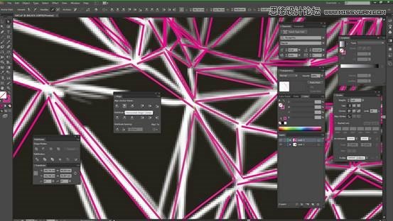 Photoshop结合AI制作超酷的低多边形头像