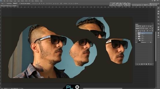 Photoshop结合AI制作超酷的低多边形头像