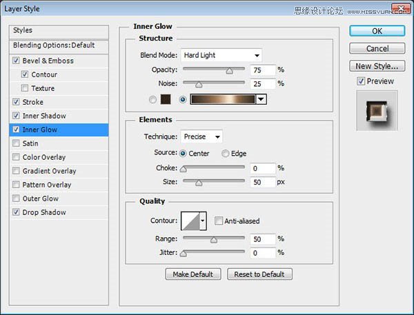 Photoshop制作时尚质感的紫色艺术字