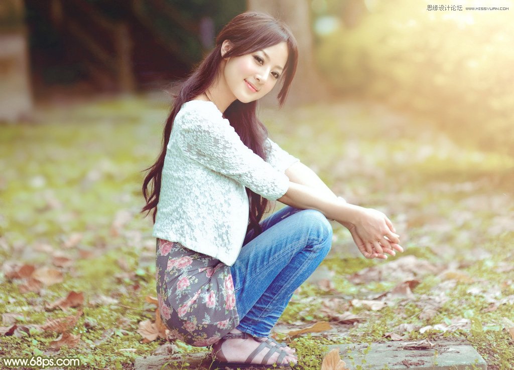 Photoshop调出果子照片甜美日系效果