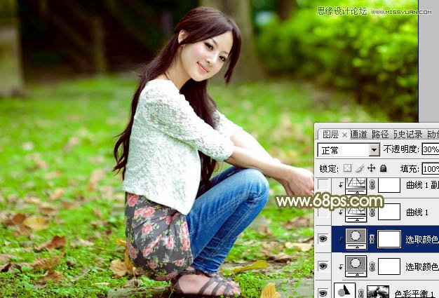 Photoshop调出果子照片甜美日系效果