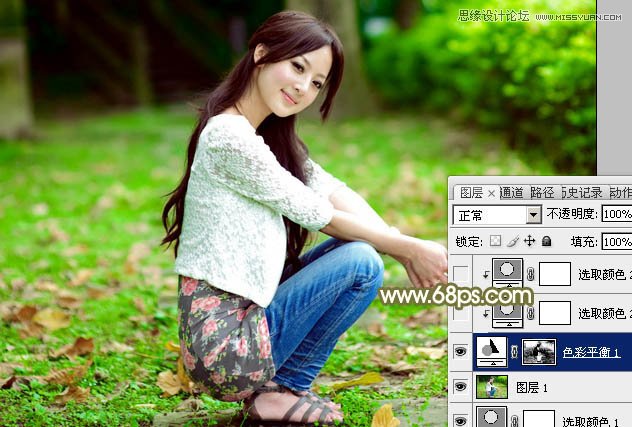 Photoshop调出果子照片甜美日系效果