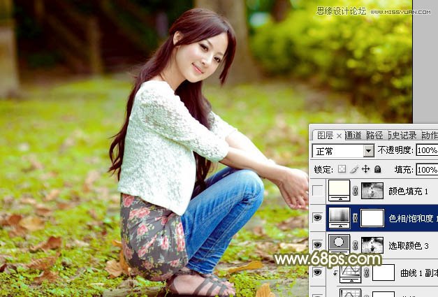 Photoshop调出果子照片甜美日系效果