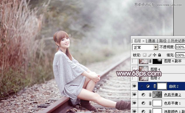 Photoshop调出果子照片唯美的粉色效果