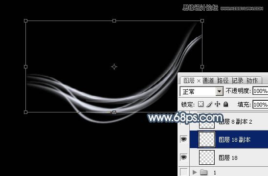 Photoshop绘制唯美抽象的花朵教程