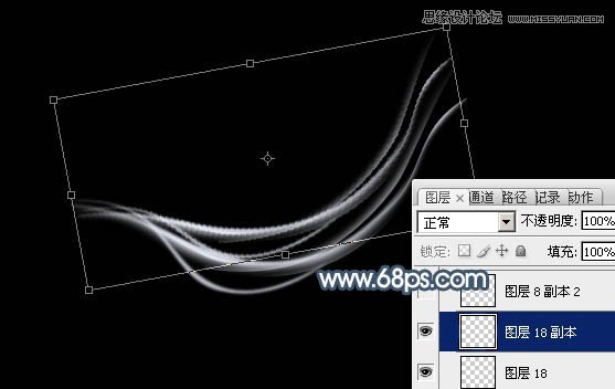 Photoshop绘制唯美抽象的花朵教程