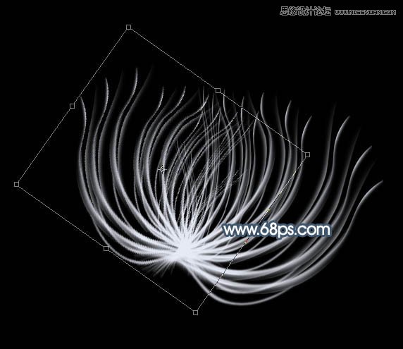 Photoshop绘制唯美抽象的花朵教程