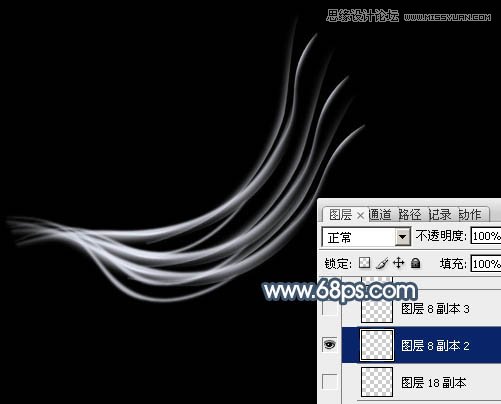 Photoshop绘制唯美抽象的花朵教程