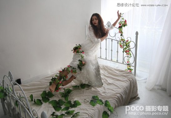 Photoshop合成创意的悬浮人像场景