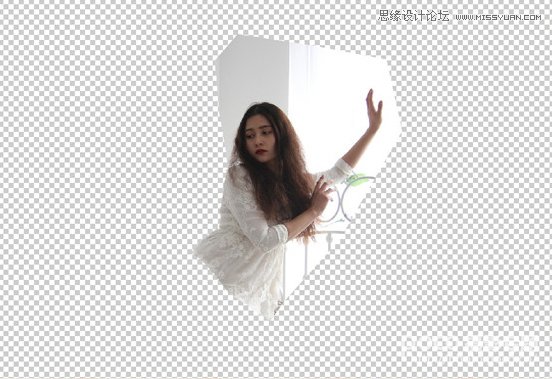 Photoshop合成创意的悬浮人像场景