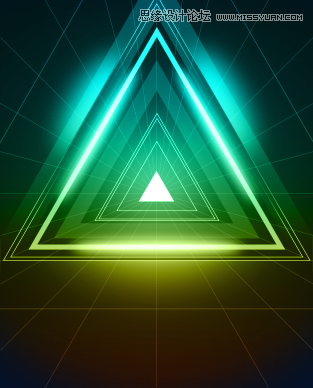 Photoshop制作绚丽的放射光线背景教程