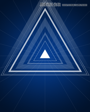 Photoshop制作绚丽的放射光线背景教程