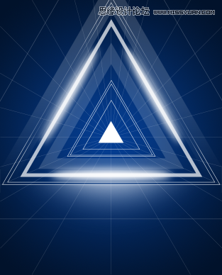 Photoshop制作绚丽的放射光线背景教程