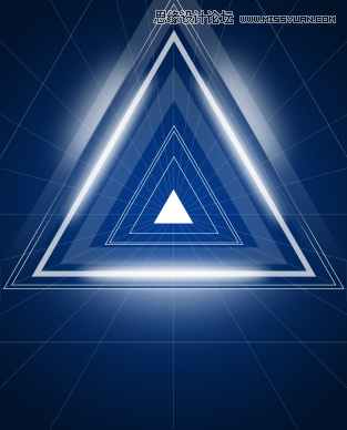 Photoshop制作绚丽的放射光线背景教程