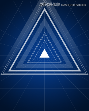 Photoshop制作绚丽的放射光线背景教程