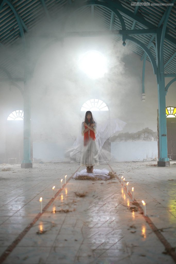 Photoshop合成飘逸梦幻的人像作品