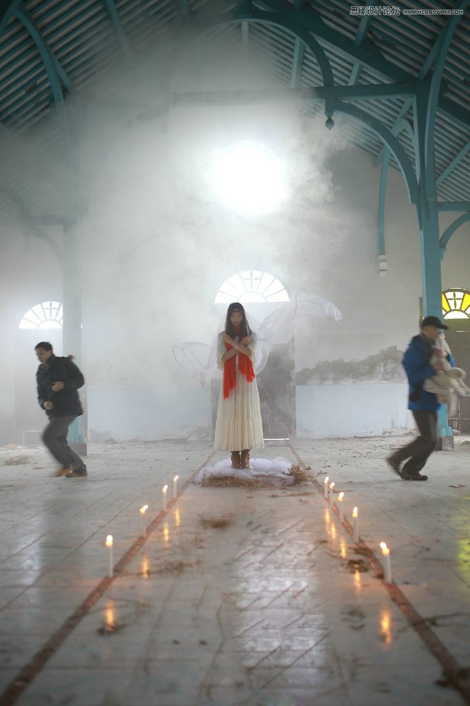 Photoshop合成飘逸梦幻的人像作品