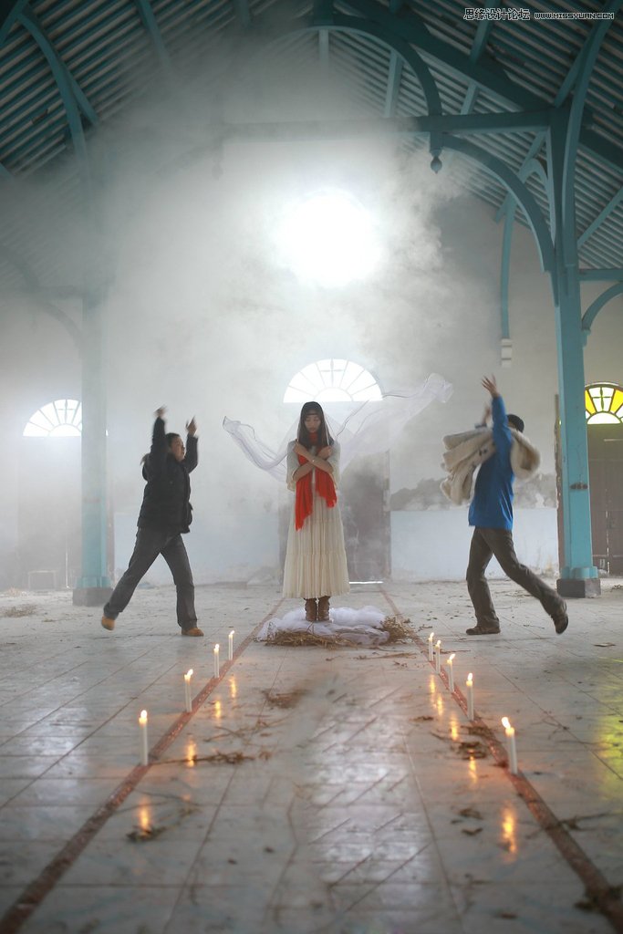 Photoshop合成飘逸梦幻的人像作品