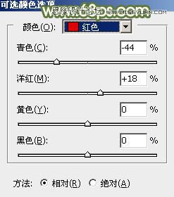 Photoshop调出公园女孩秋季金黄色调