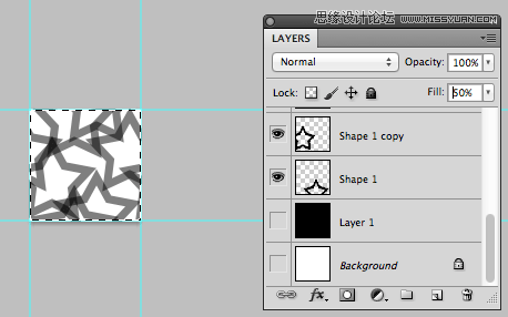Photoshop巧用自定义形状快速打造图案