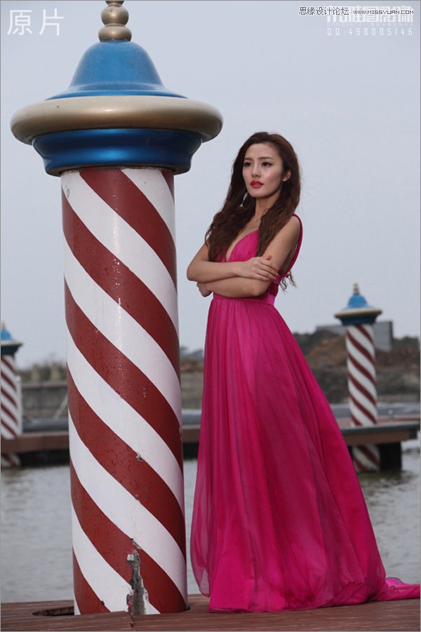 Photoshop调出外景婚片质感的铜色效果
