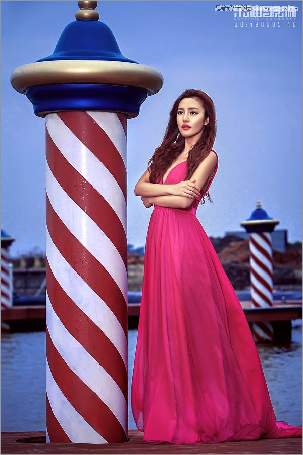 Photoshop调出外景婚片质感的铜色效果
