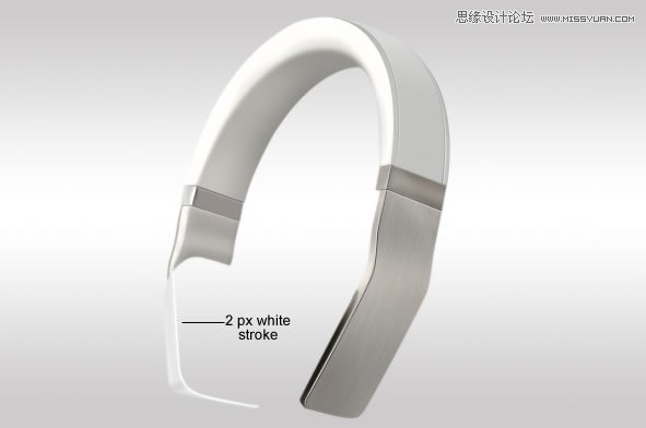 Photoshop设计时尚大气的高质感耳机教程