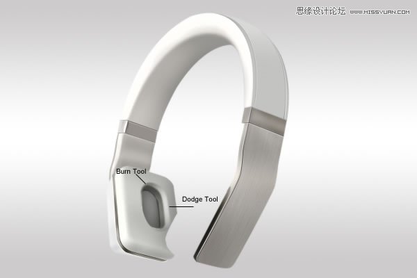 Photoshop设计时尚大气的高质感耳机教程